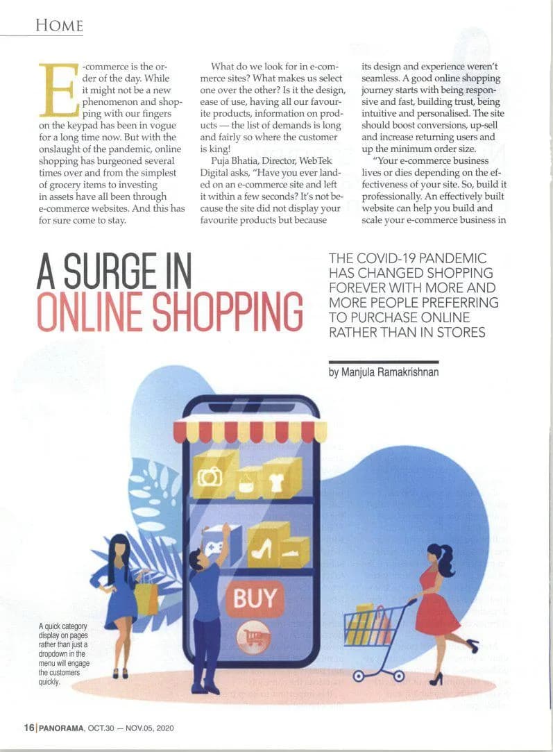 Webtek Digital featured in the UAE press