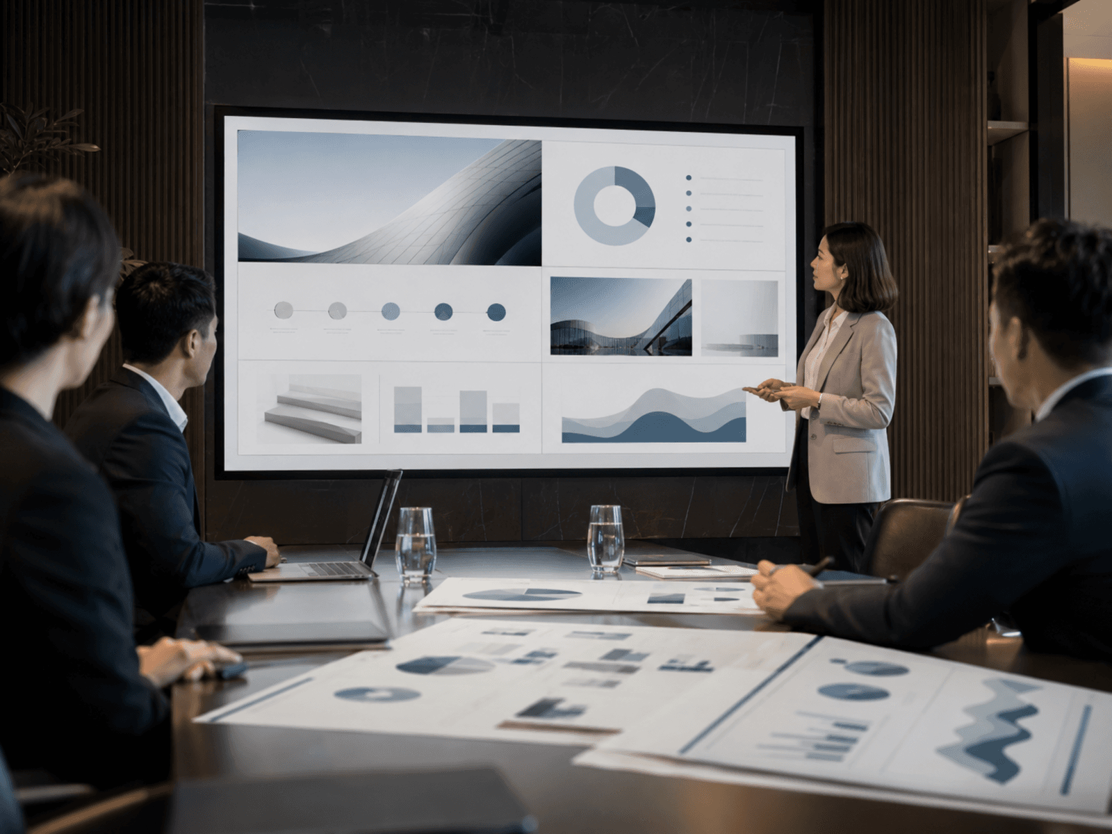 Corporate presentation design