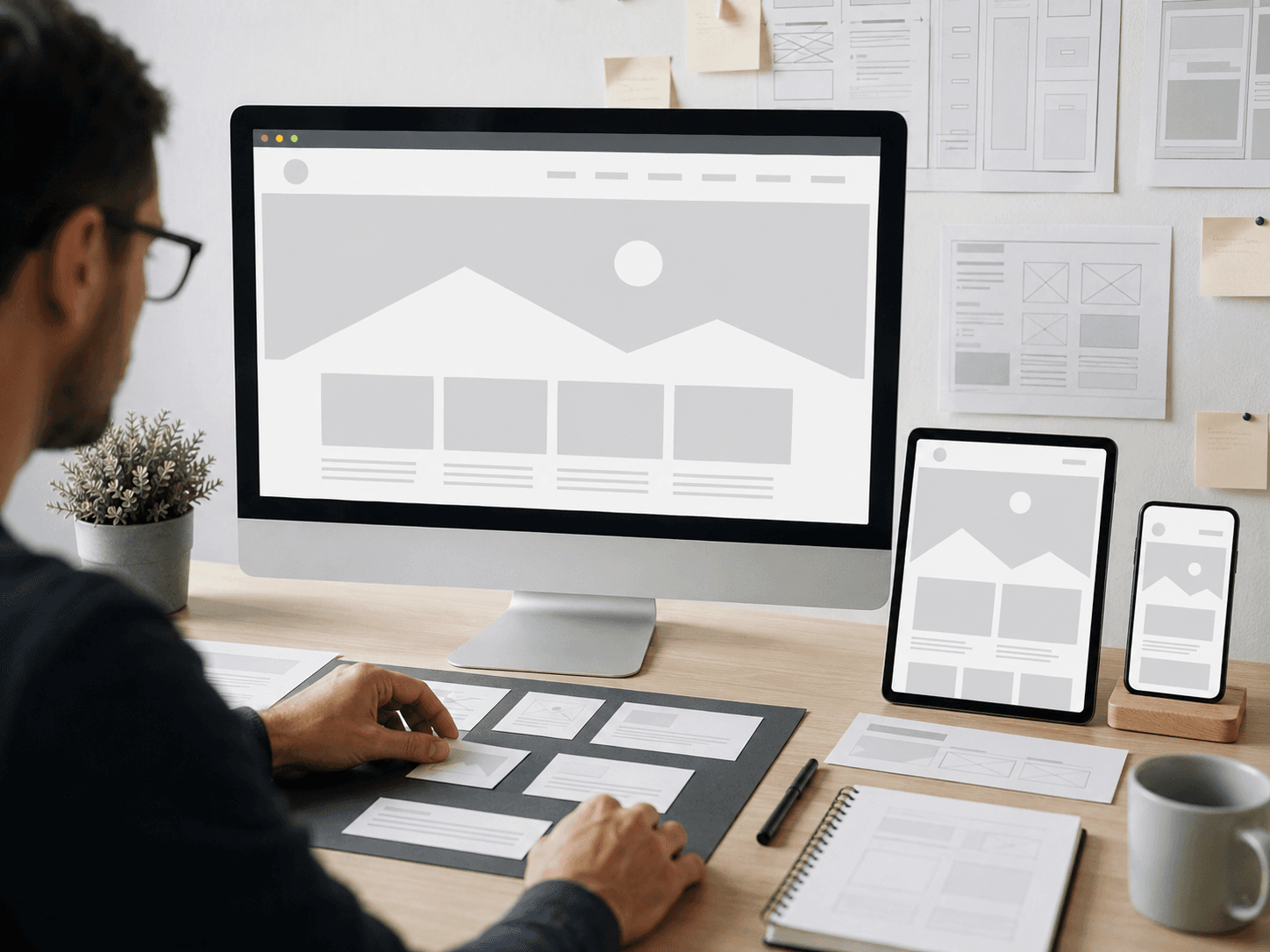 Website and product interface design